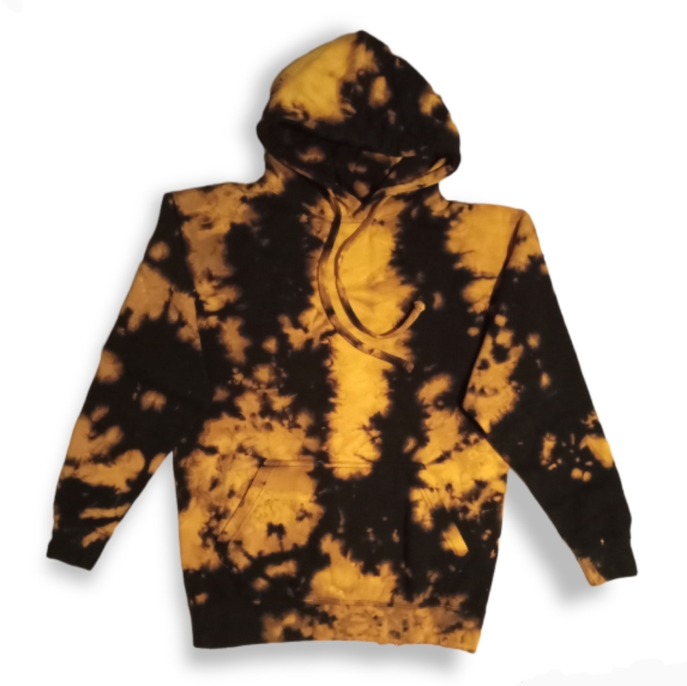 Gold Clouds Tie Dye Hoodie